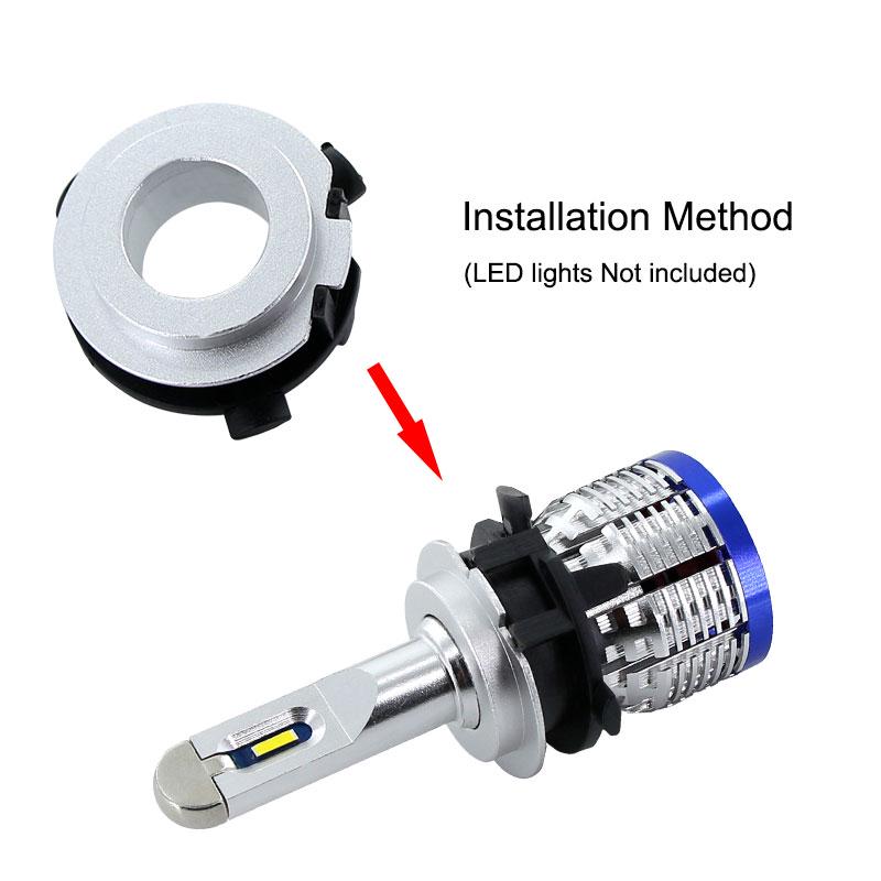 

H7 LED Headlight Bulb Clip Holder for Kia K3, Sportage, New Santa Fe, Mitsubishi Outlander K3 LED Holder [Single Piece]