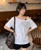 Bibalabida Shooting Off-Shoulder Short-Sleeve T-Shirt