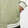 Nike Jacket College Style Baseball Knit Single-Breasted Kids Jackets Oil-Green HQ7953-386