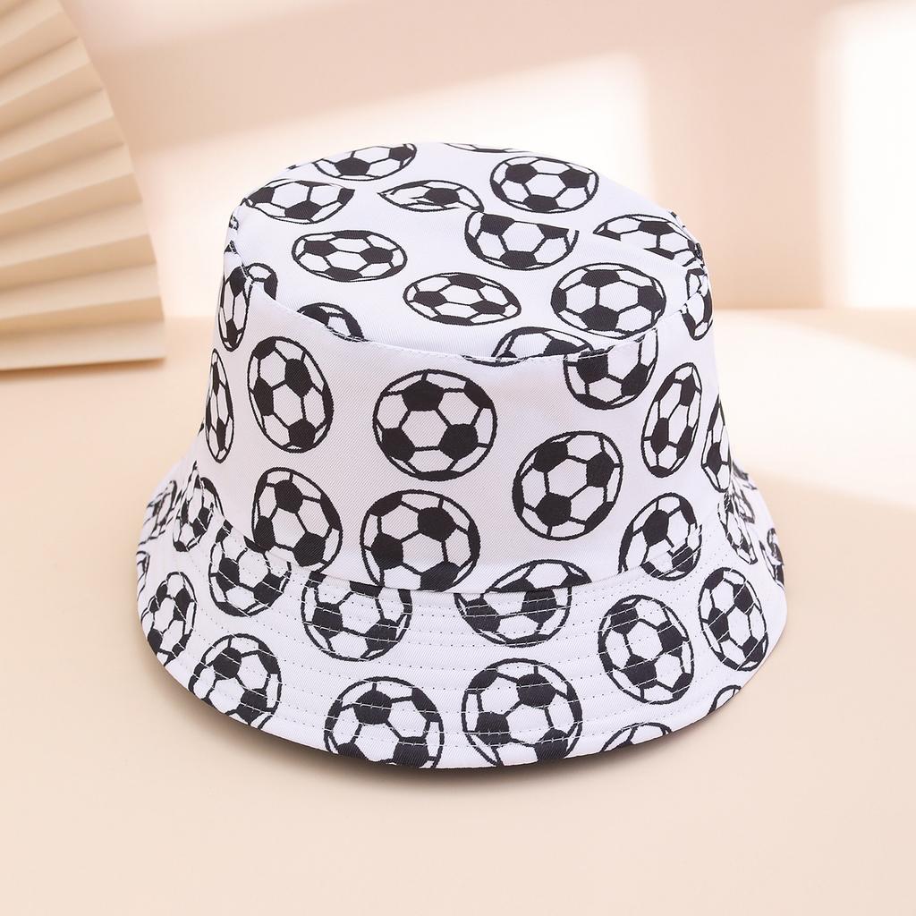 Trendy Fashion Reversible Fisherman Hat Full Print Sports Flat Top Sunshade Bucket Cap Suitable for Outdoor Travel