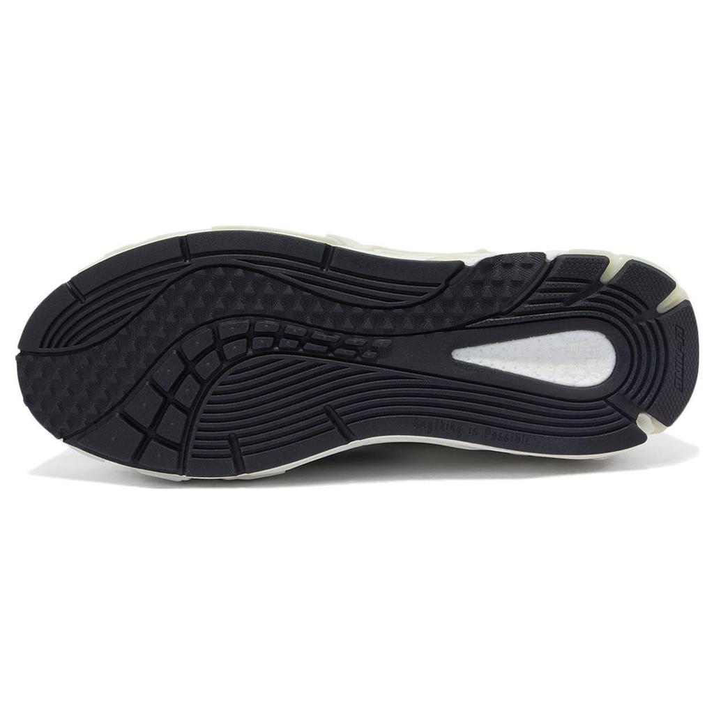 Li Ning Wuji BR Comfortable Slip Resistant Abrasion Resistant Low top Skateboard Shoes Women's Black White AZGT084-3