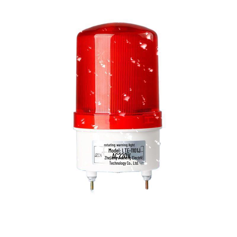 LTE-1101J LED Rotating Strobe Light with Alarm, 220/12V