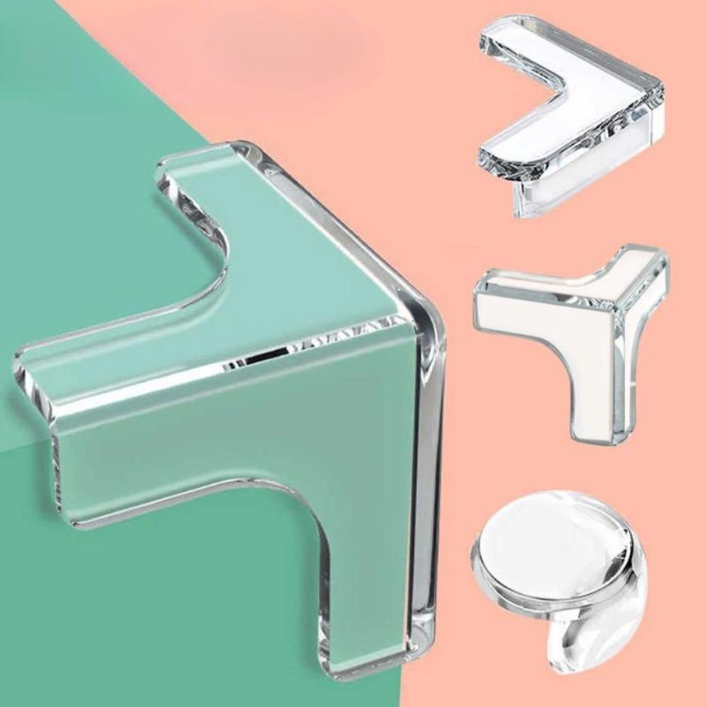 10PCS Baby Safety Silicone Table Corner Protector Furniture Edge Protection Cover Transparent Children Anti Collision Edge Guards