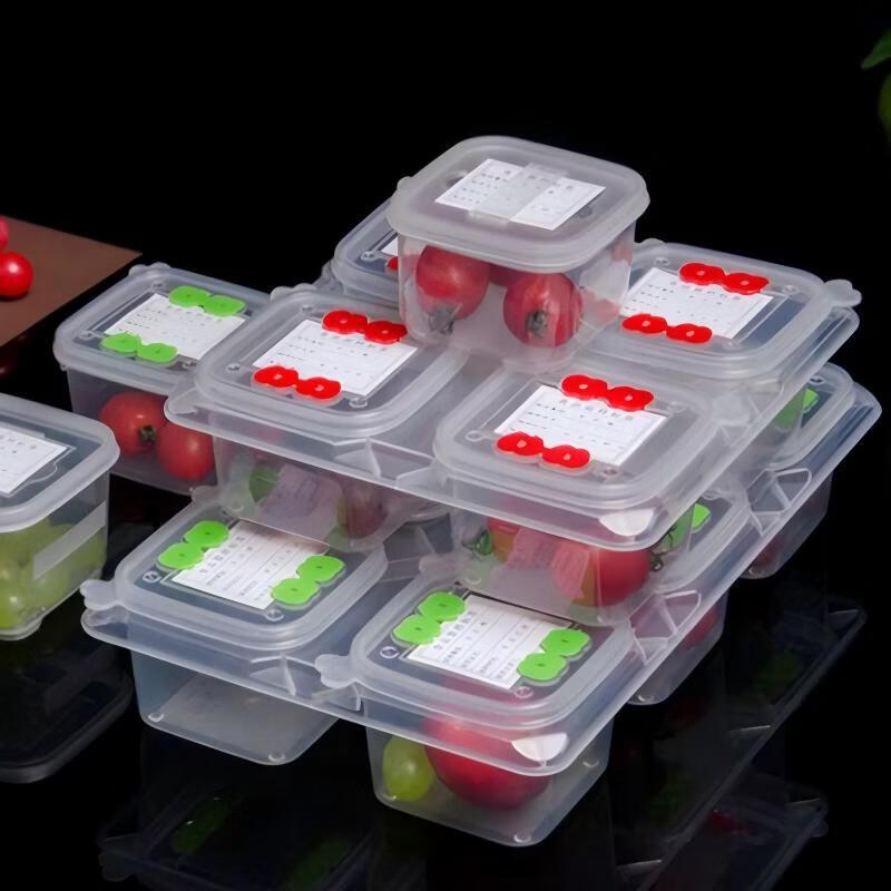 Label-Insertable Plastic Storage Box