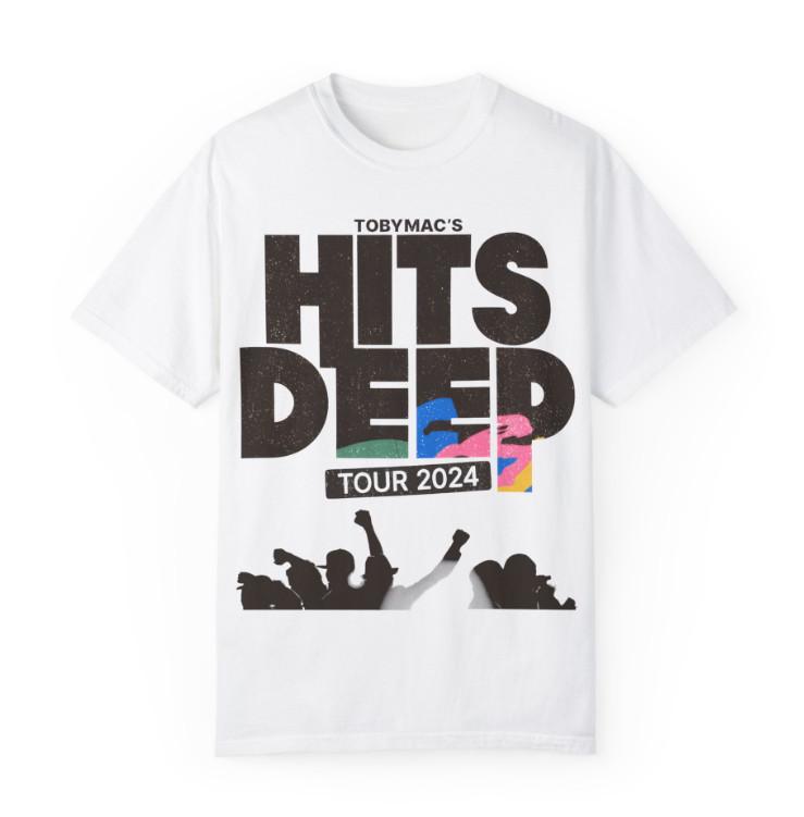 

Hits Deep 2024 Tour Shirt – TobyMac Concert Tee, Double Sided Print Band Merch 4XL