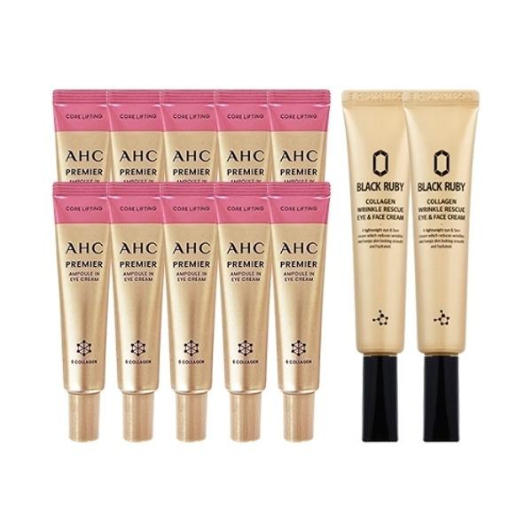 

AHC Eye Cream Season 12 12ml x10 + BLACK RUBY Collagen Eye Cream 30ml x2_23562832_587795