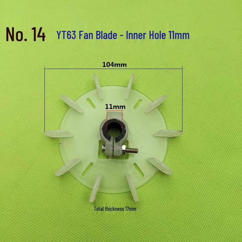 Plastic Cooling Fan Blade for 220V/380V Electric Motor and Booster Pump