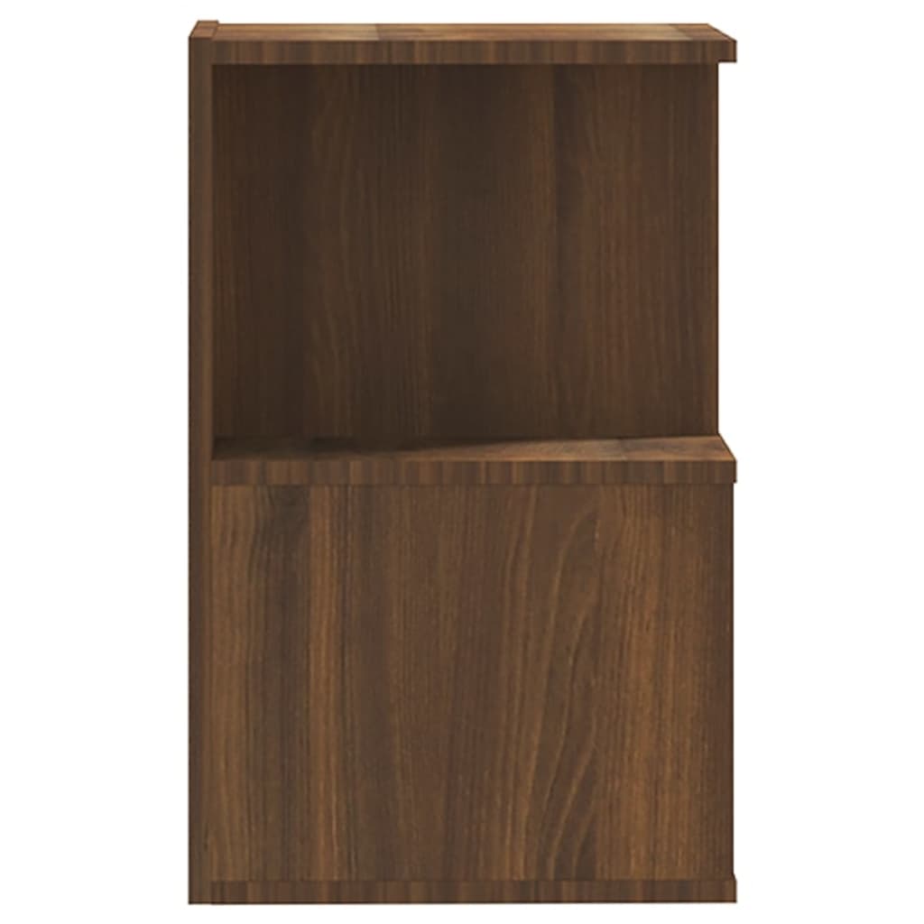 Nightstands 2 pcs Brown Oak Effect 35 x 35 x 55 cm Particleboard