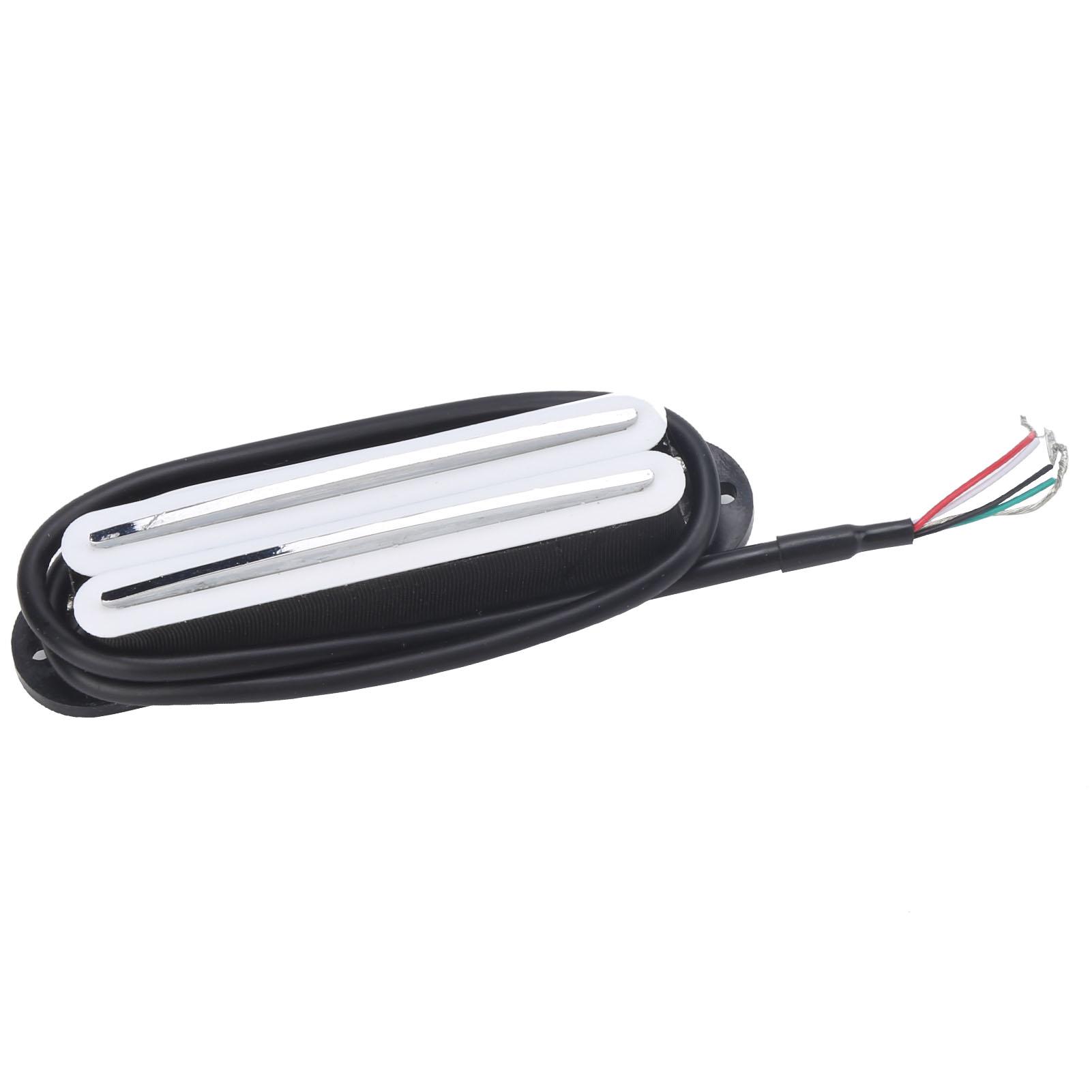 11K Dual Hot Rail Humbucker Pickup Ceramic Magnet ABS Аксессуары для электрогитары Белый Черный рельс