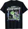 Super Mario World 90s Neon Abstract Nintendo Yoshi Ride T-Shirt