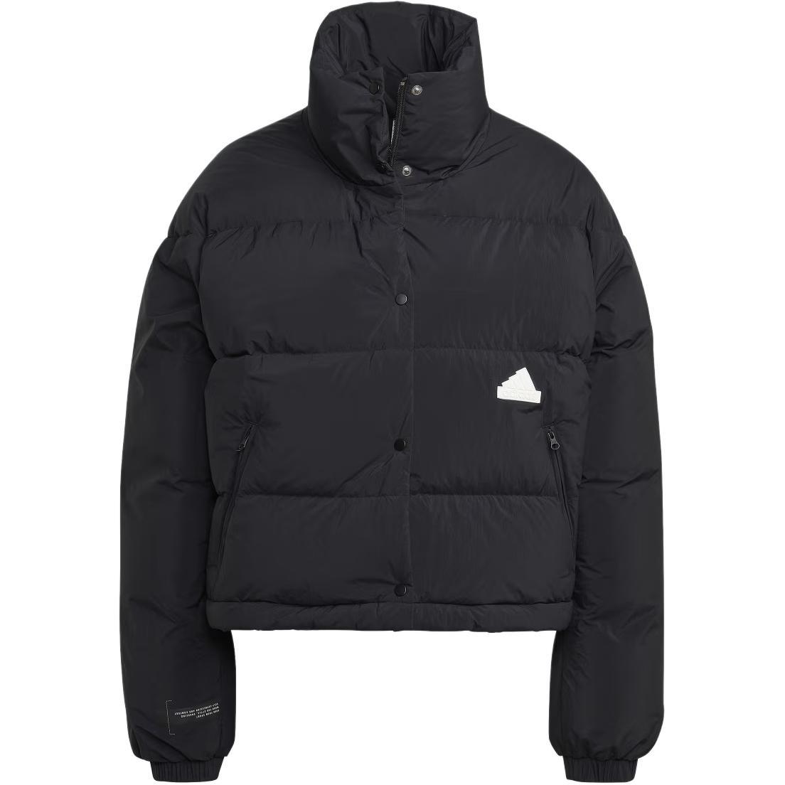 (WMNS) adidas Puffer Jacket Asia Sizing Black Women s HG4376 L