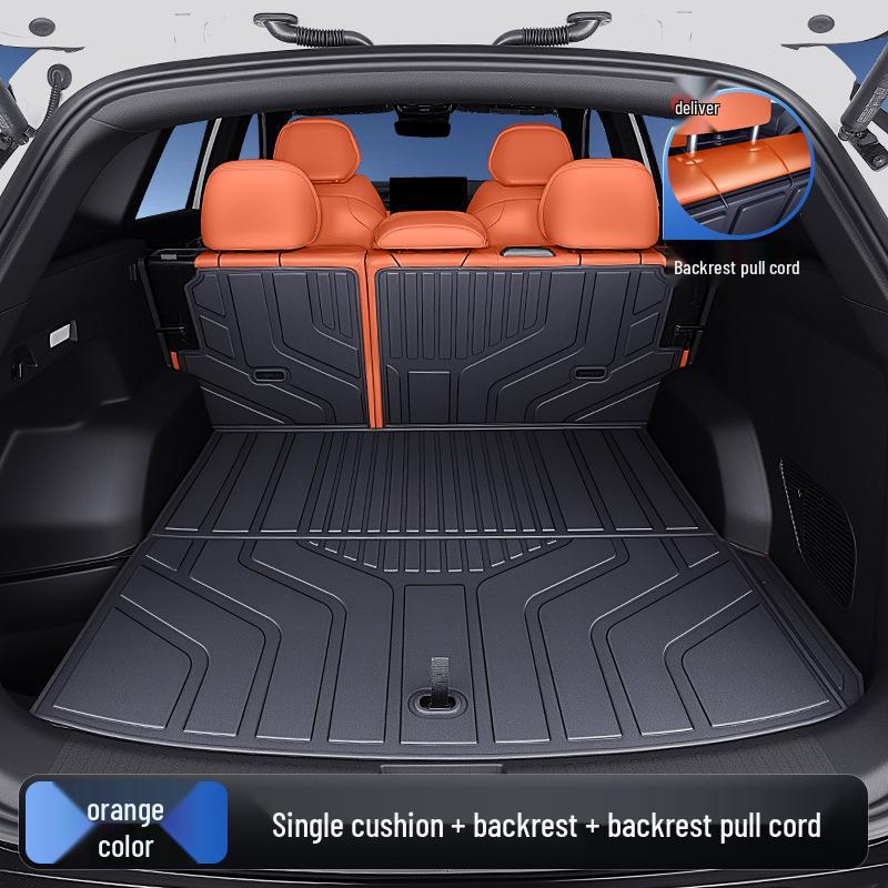 L6 Trunk Mat TPE25: Integrated Tail Box Mat for Car Interior Decoration and Modification.