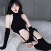 Sexy Backless Sweater Cosplay High Neck Socks Gloves Pure Desire Women Rompers Clothing Body Suits Sweet Sexy Women Top 1Zyf