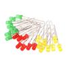3mm-5mm LED Bulb Pack: Red, Green, Yellow, Blue, White Through-Hole Lamp Beads for Experiments
