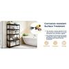 Heavy Duty Shelf, 28''×12''×60'' Metal Shelving Rack, 2400 lbs Basement Storage Shelves, Standing Shelves, Garage Racks