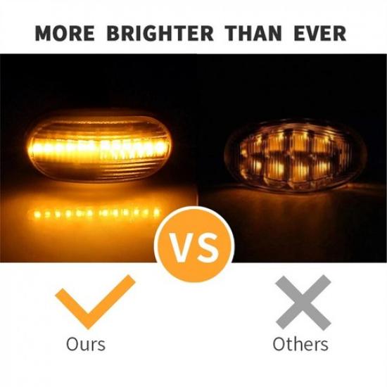 2Pcs Led Dynamic Side Marker Light Indicator For SUZUKI JIMNY JB64W JB74W JB23W