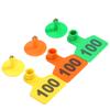 100Sets TPU Cow Pig Ear Tags for Livestock, Cow Cattle Ear Tags, Farm Animal Ear Tags, Pig and Sheep
