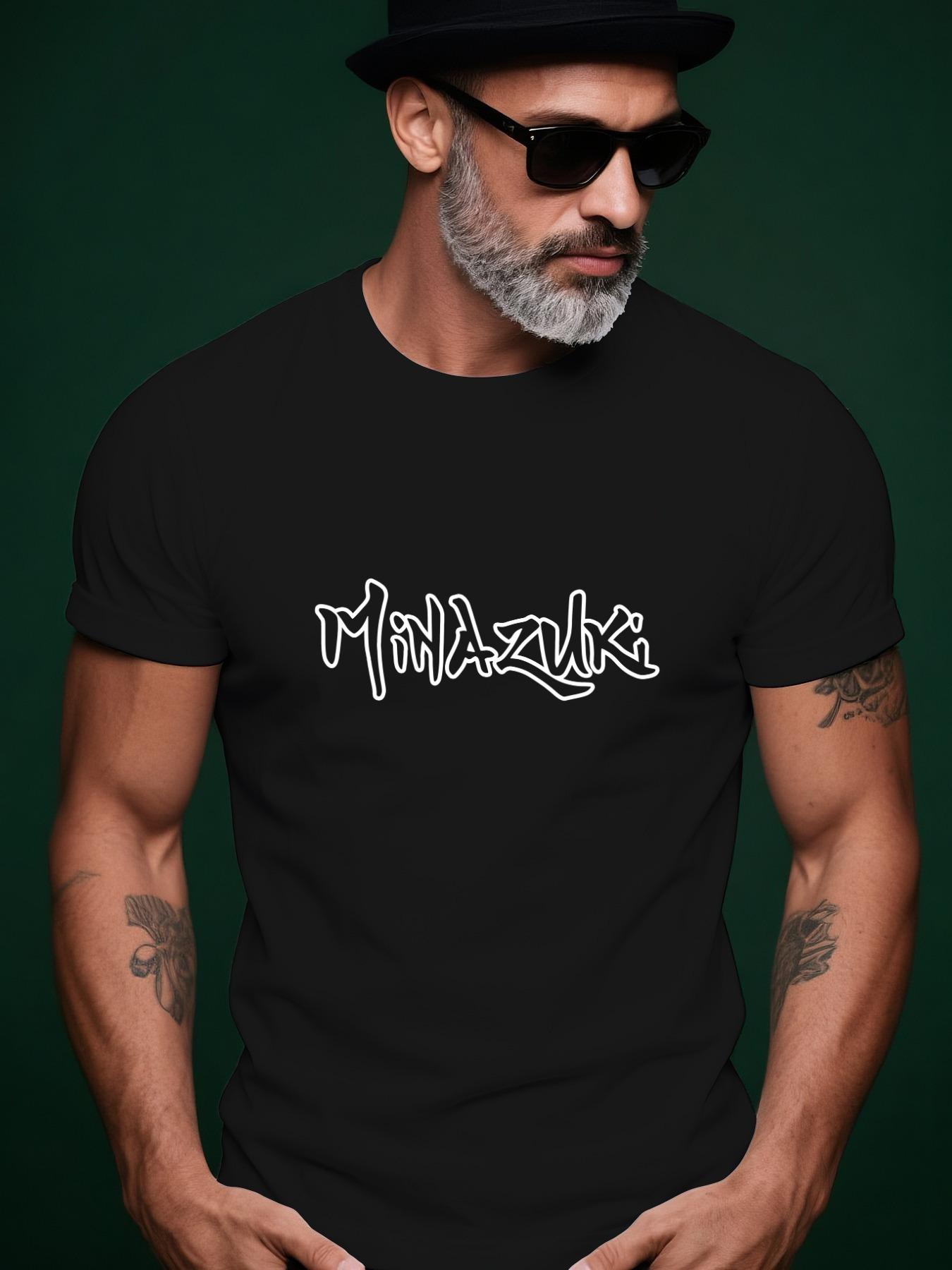 Minazuki Letter Graphic Tshirt Graphic Tshirt - Lightweig... S