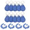 50PCS ICUID Card Token Tag Key Chain 13.56MHZ Copyable for Access Control Time Attendance Parking Lots