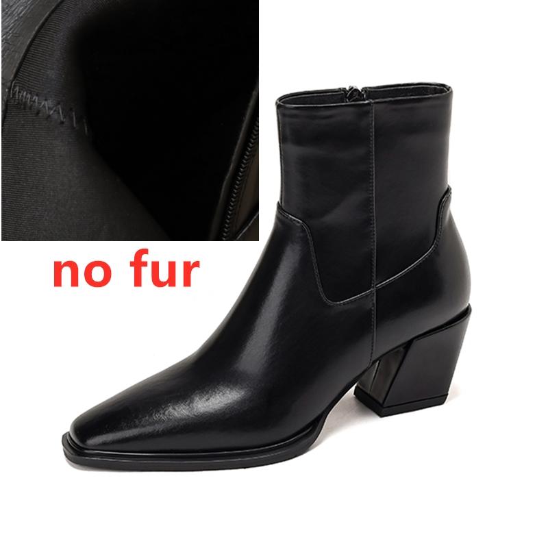 Fashion 2025 New Women's Ankle Boots and Short Boots Side Zipper Block Heel Women Boots Large Size Vintage Motorcycle Boots Female