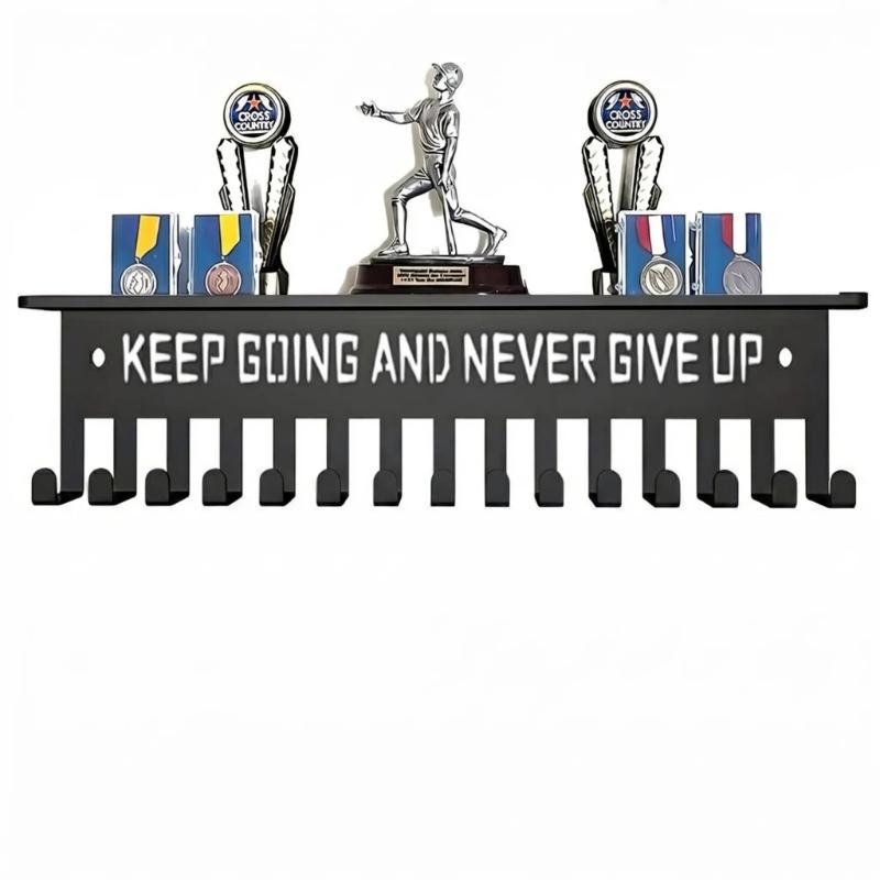 Flexible TPU Award Organizers Wall Mounted Holder For Sports Medals And Household Items