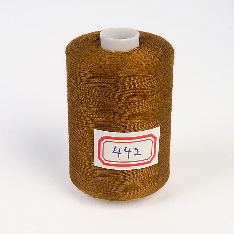 Hilo de Coser de Poliéster de Alta Velocidad 402 - 1000 Yardas, Colores Arcoíris, Ideal para Proyectos de Costura Casera y a Mano