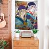 Mononoke Kusuriuri Anime Colorful Tapestry Wall Hanging Hippie Flower Wall Carpets Dorm Decor Japanese Tapestry