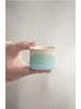 Embroidered Mountains & Rivers Ceramic Tea Cup Set - 4 Personal Tasting Cups, Ideal for Corporate Gifts, with Gift Box