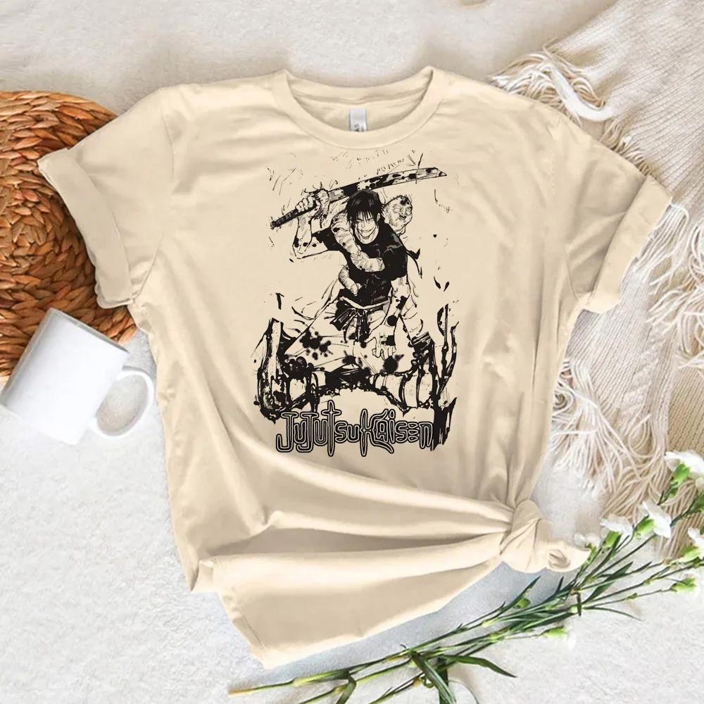 Toji Fushiguro Jujutsu Kaisen Gojo Tshirt Women Manga Designer Tshirt Girl 2000s Clothing T-shirt
