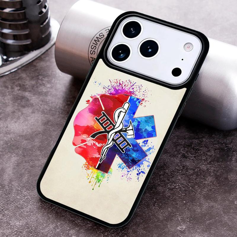 

EMT Fireman Fire Rescue Phone Case For iPhone 17 16 15 14 13 12 11 Pro Max Plus 17Air Soft Silicone Cover iPhone17 Pro Max