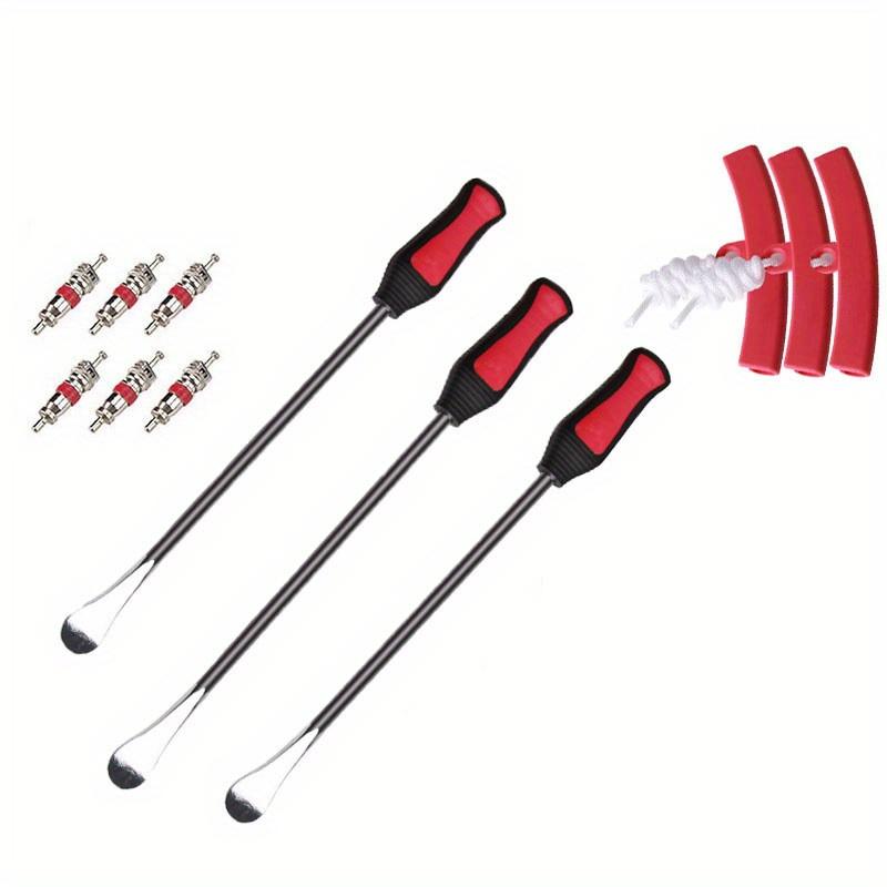 

Рычаг для шин мотоцикла, ложка, монтировка для шин, инструмент для ремонта шин электромобиля, инструмент для ремонта шин мотоцикла Set of 1 красный