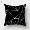 Black White Geometric Pillow Cover, Modern Party Decoration Cushion Case For Theme Events, Home Celebration Decor