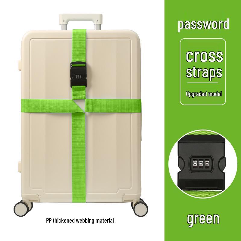 Luggage Strap with Combination Lock - Secure Tie-Down for Suitcases