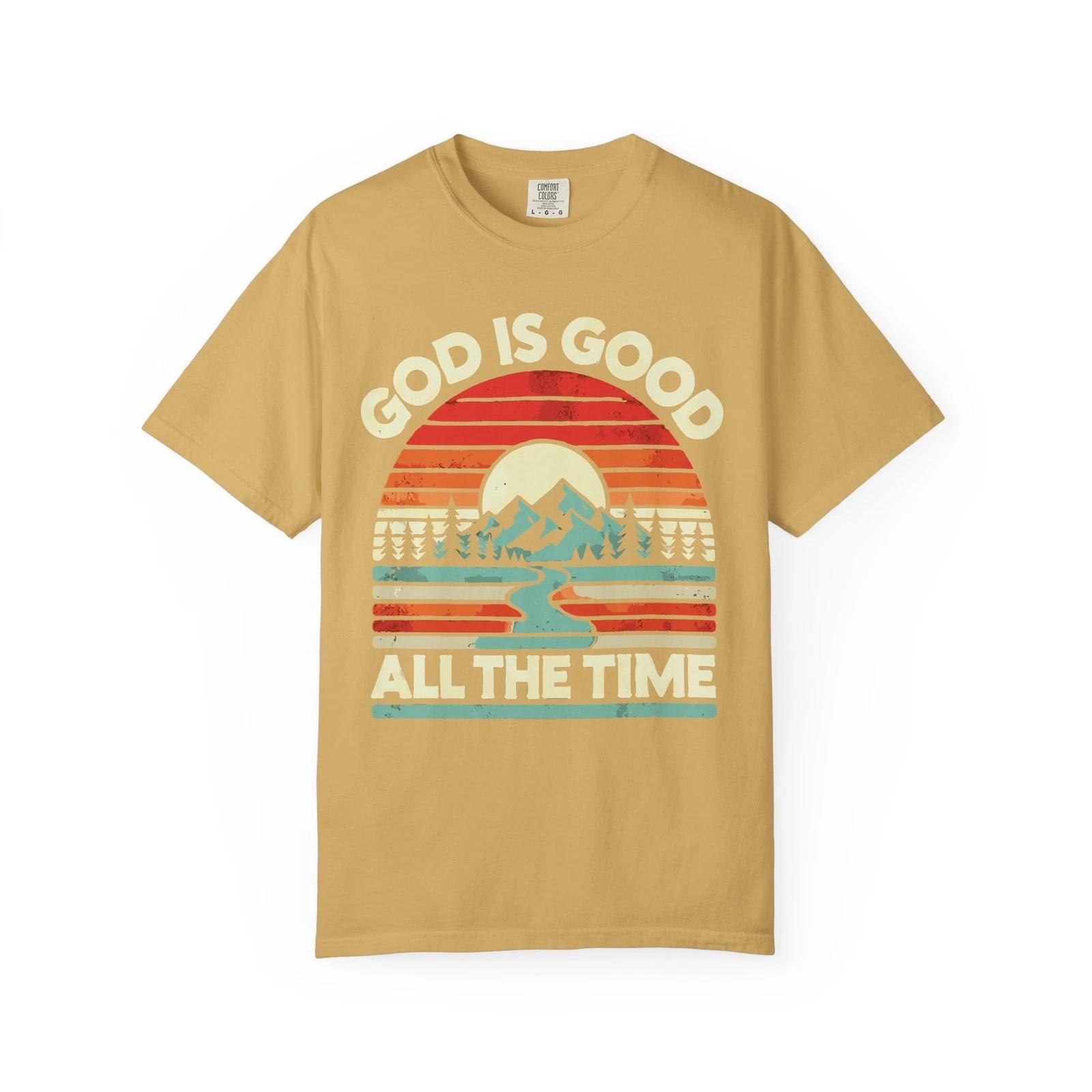 Inspirational Faith-Based Unisex T-Shirt God is Good Positive Message Top XL