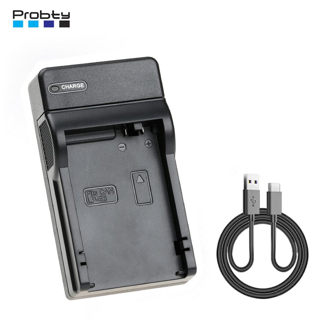 LP-E8 Battery Charger for Canon LC-E8, LC-E8C, LC-E8E, EOS Rebel T2i, T3i, T4i, T5i, 550D, 600D, 650D, 700D, Kiss X4, X5, X6i