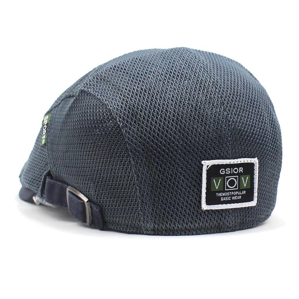 Nouveau béret d'été pour homme, casquette en maille respirante, chapeau de sport, visière d'extérieur