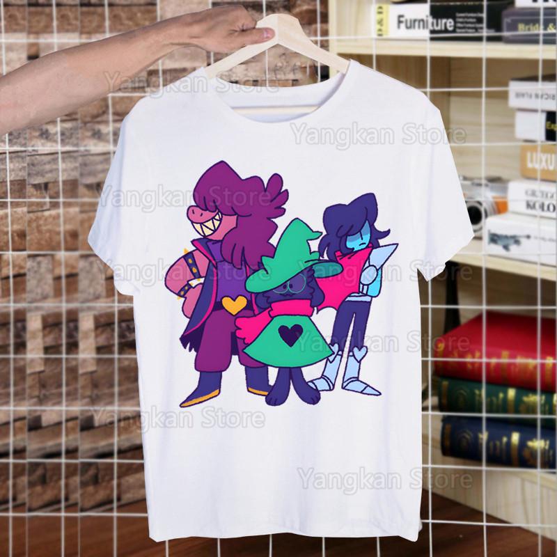 Deltarune Trička potisk O-výstřih Krátký rukáv Běžné Pánské Vysoce kvalitní Pánské Hip-Hopové tričko