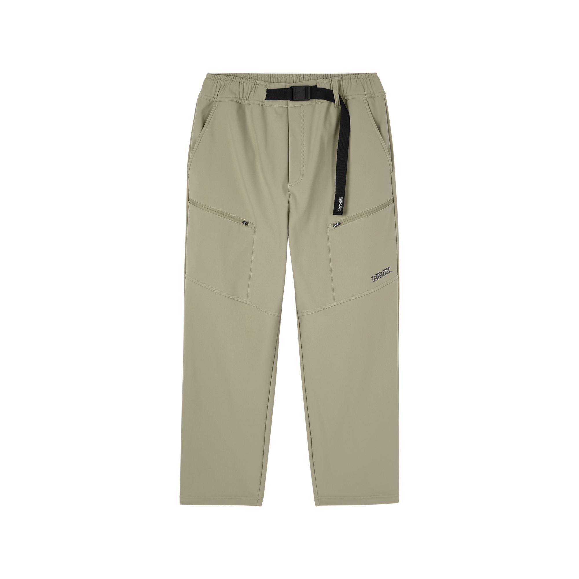 Skechers Comfortable Soft Skin-Friendly Straight Casual Pants Men bottoms Yellow Green L424M048-04PK S