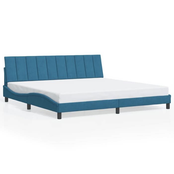 VidaXL Bed Frames with Headboard, Upholstered Bed, Slatted Bed Base, Double Bed, Adult Bedroom Bed 3207871