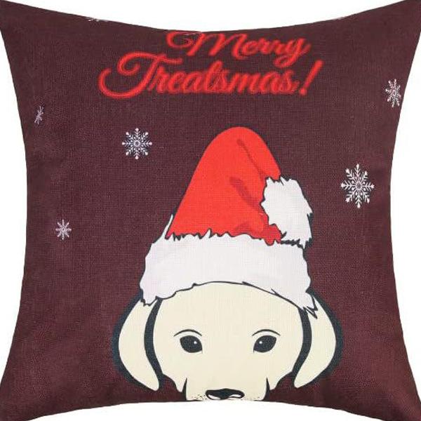 Pillow Case Home Decoration Snowman New Cartoon Christmas Sofa Yama Print Pillow Nordic Style Home