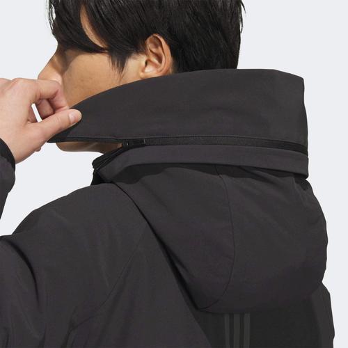 Adidas Zip-up Hooded Breathable Comfortable Jacket, Unisex, Black