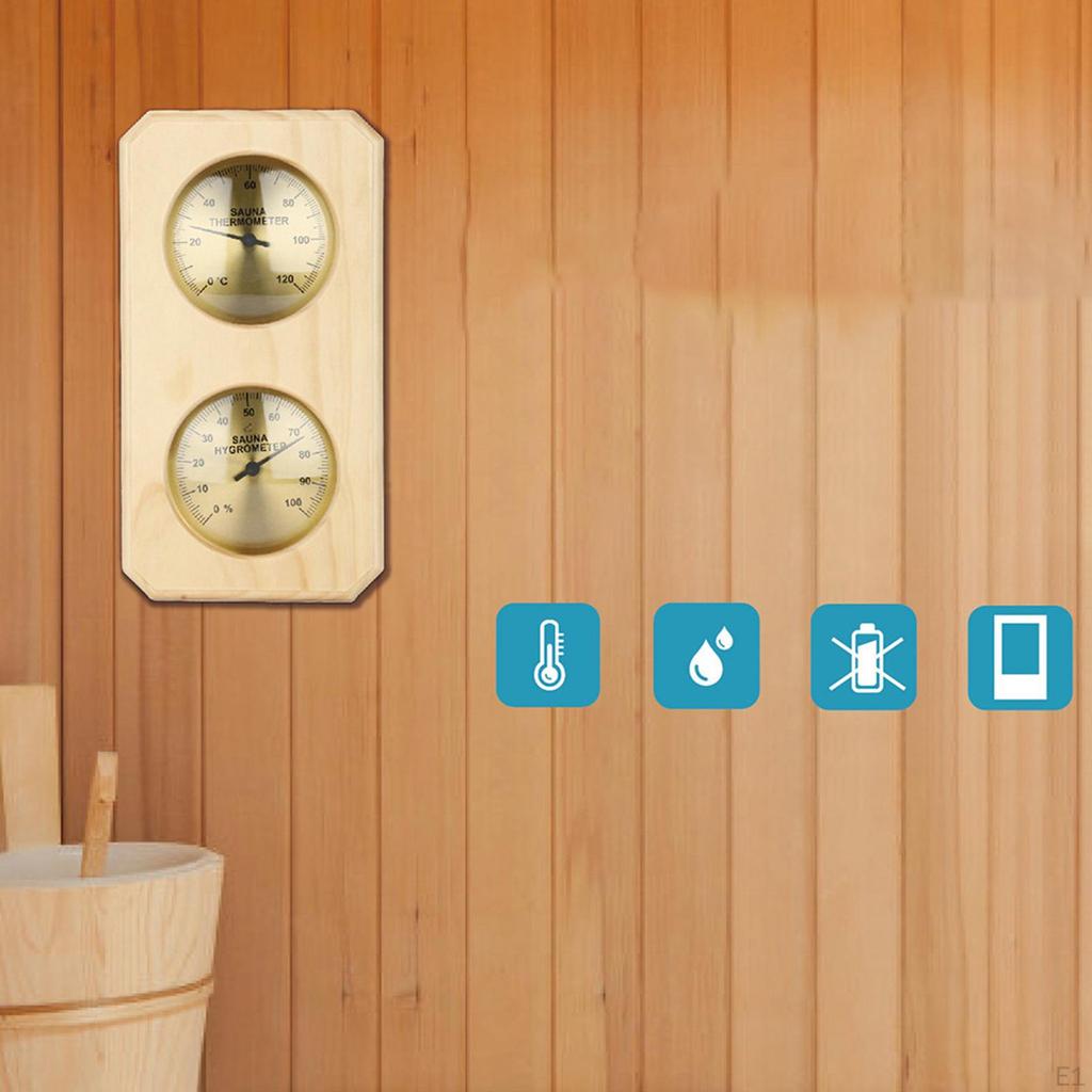 Sauna ve Higrometre İç Mekan Nemi Sıcaklık Ölçümü