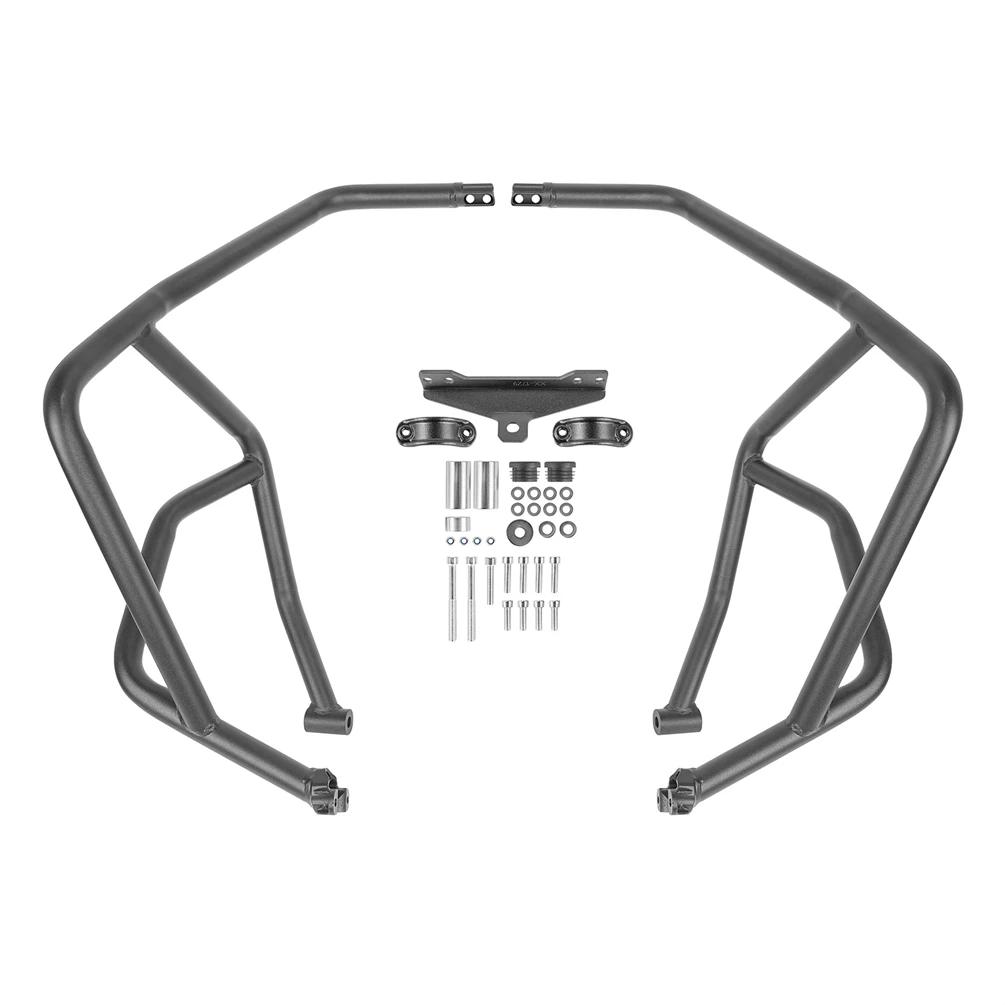 WOLFLINE для TRK702 Защита двигателя (дуги) для Benelli TRK702X Верхняя защита двигателя Бампер Защита рамы мотоцикла 2022-2024 чёрный