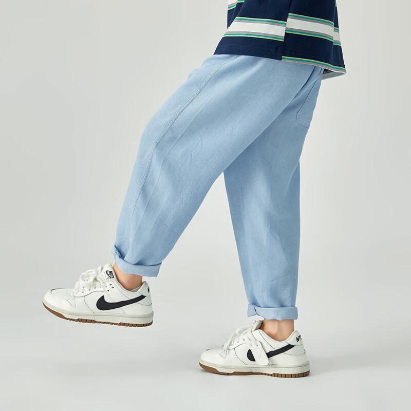 Boys' Summer Tencel Denim Straight Leg Casual Pants