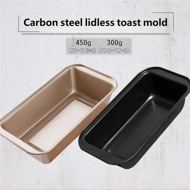 1pc Rectangular Baking Bread Loaf Pan,Gray Carbon Steel Nonstick Loaf Pan for Baking Homemade Bread,Toast,Brownies and Pound