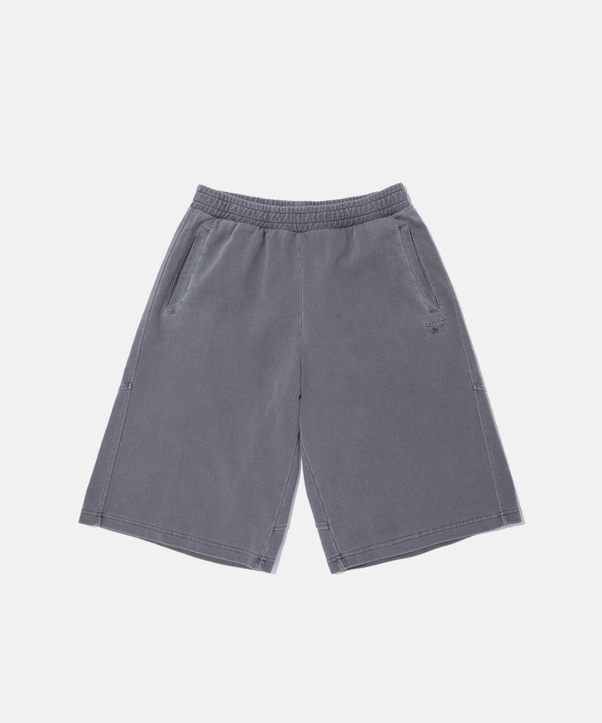 REEBOK Garment-Dyed Bermuda Shorts - Ash Grey