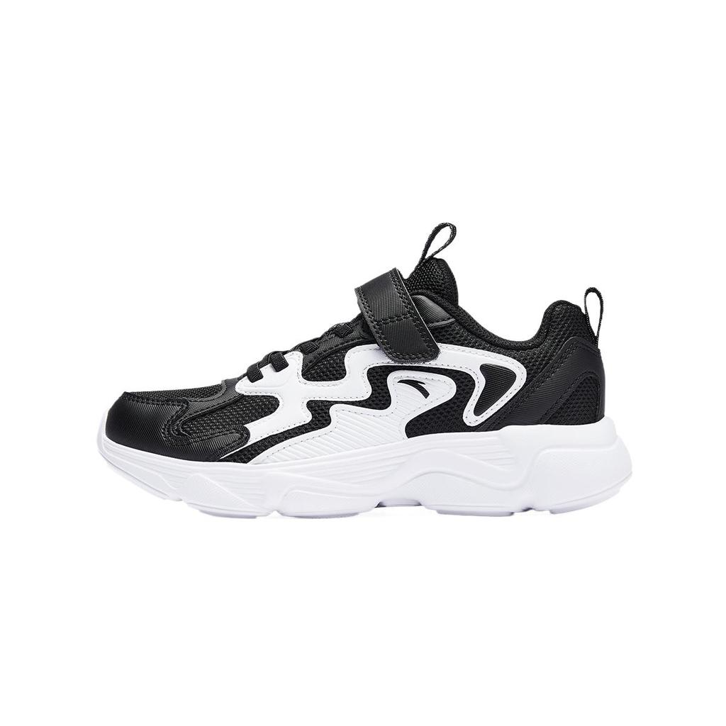 Anta Kids Synthetic Leather Fabric Neutral Big Kids Lifestyle Series Comfortable Shock Absorbing Wear Resistant Low Top Casual Shoes 332518803U-1