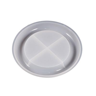 Gemeotric-Molde de posavasos de oso de amor, moldes de silicona de resina, bandeja de almacenamiento de pegamento de cristal artesanal, molde para hacer plato de almacenamiento de fruta