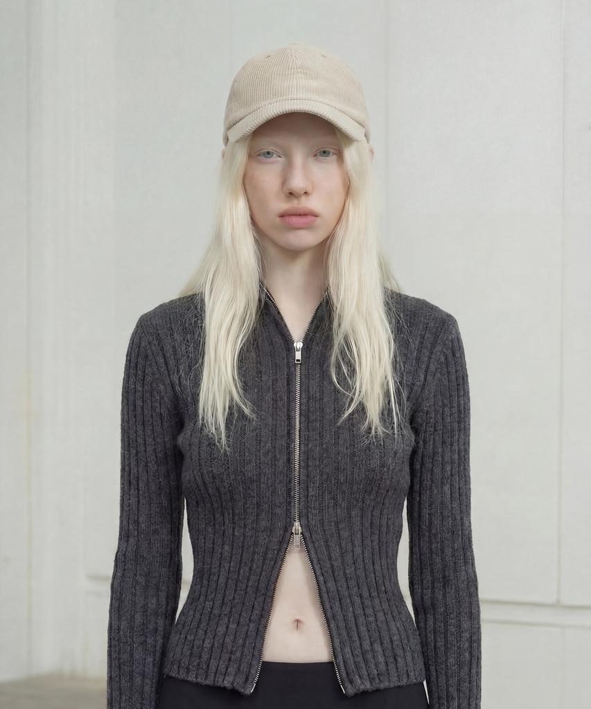Eondeokeonteulolseutyudio Corduroy Autumn Ball Cap Ball Cap / Pigment Cd / L Oatmeal