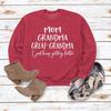 "European & American Fashion Grandma Letter Long-Sleeve T-Shirt, Autumn/Winter, Plus Size"